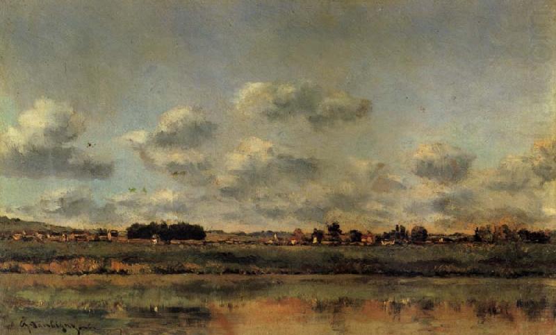 Charles Francois Daubigny The Banks of the Oise china oil painting image